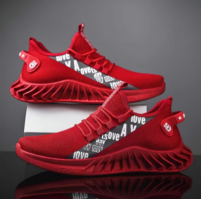 Men's running shoes lightweight breathable trainers - casual sports footwear for daily wear