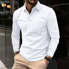 Long sleeve polo shirt - classic men's casual wear