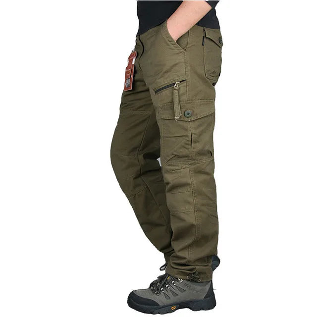 Men's cargo pants durable outdoor trousers - versatile utility trousers for hiking and casual wear