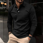 Long sleeve polo shirt - sophisticated men’s casual attire