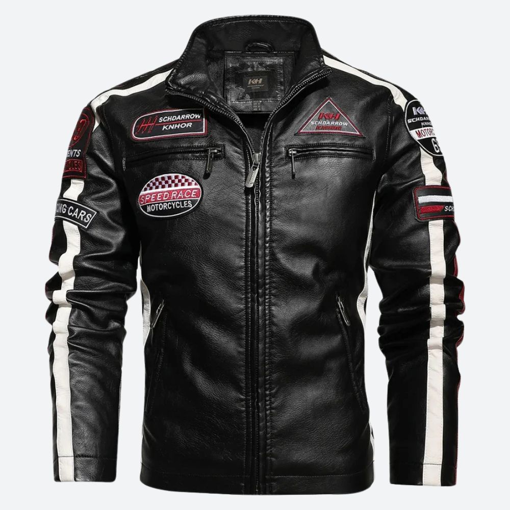 Men’s Leather Motorcycle Jacket – Ride in Style