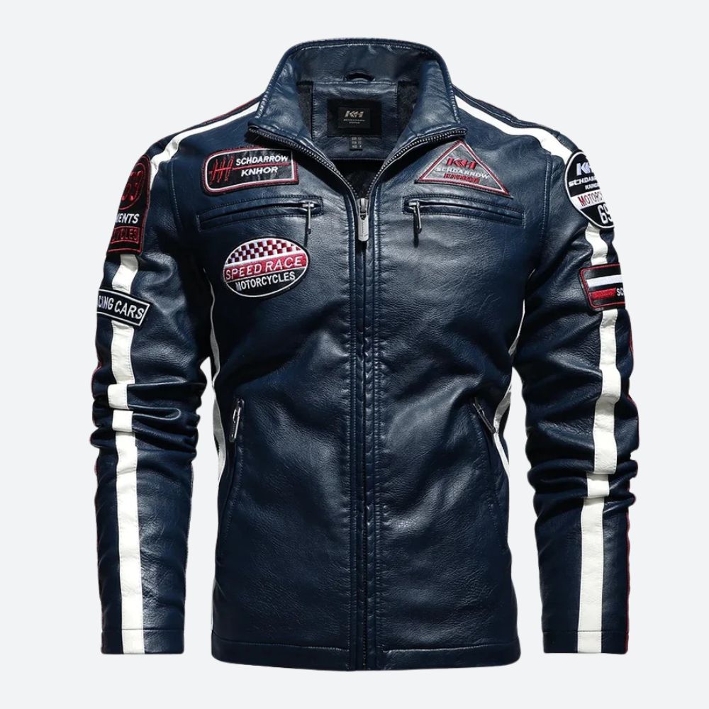 Men’s Leather Motorcycle Jacket – Ride in Style