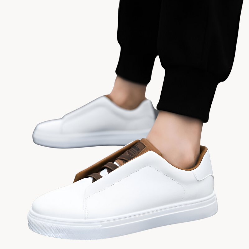 Men's low sneakers modern design casual everyday wear - easy slip-on style, durable material