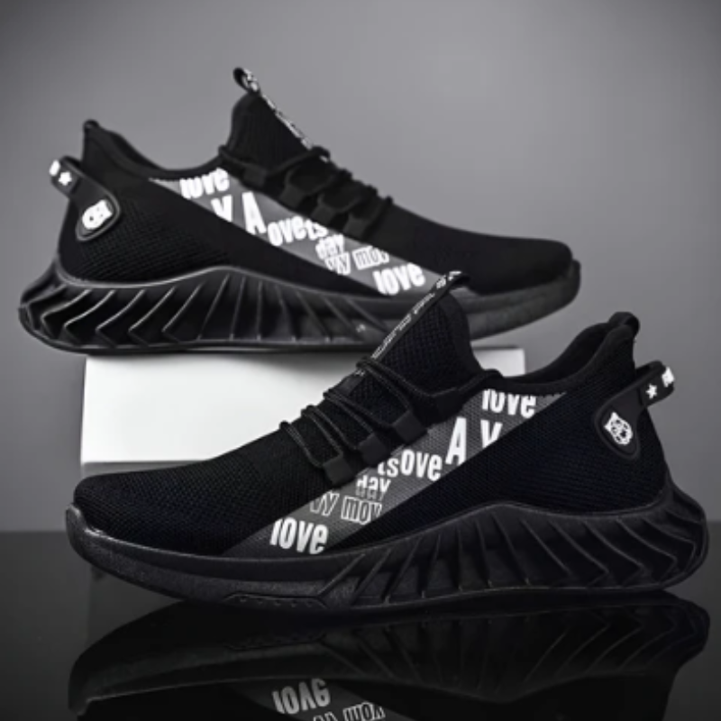 Men's running shoes lightweight breathable trainers - casual sports footwear for daily wear