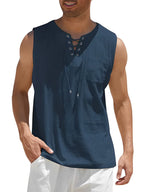 Linen tank top - versatile men’s summer shirt