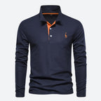 Long sleeve polo shirt - timeless men’s everyday top