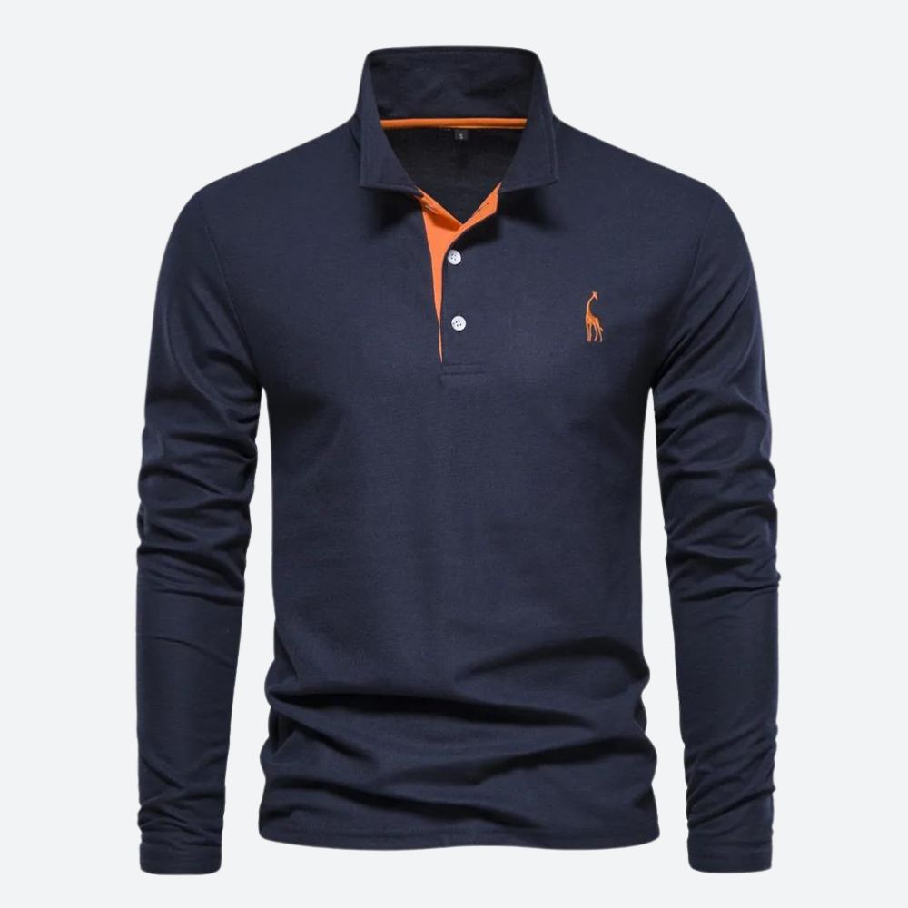Long sleeve polo shirt - timeless men’s everyday top