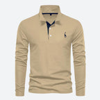 Long sleeve polo shirt - timeless men’s everyday top