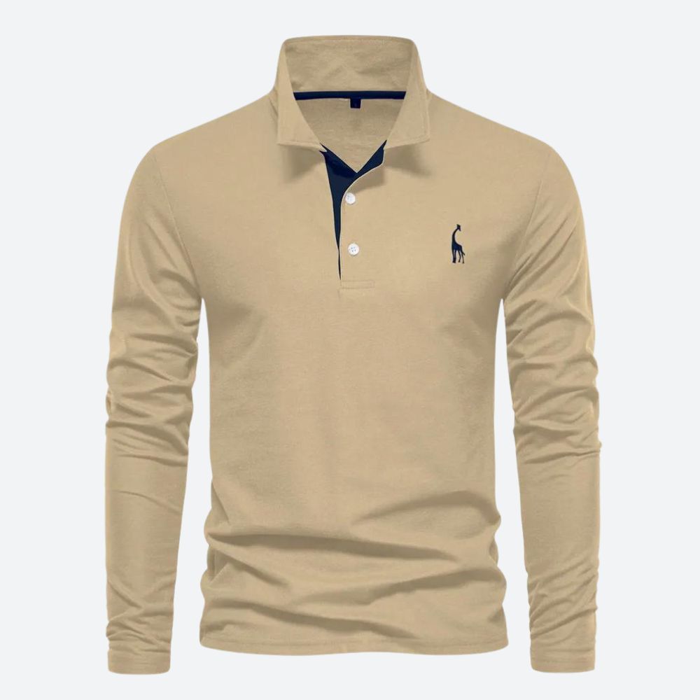 Long sleeve polo shirt - timeless men’s everyday top