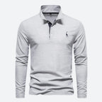 Long sleeve polo shirt - timeless men’s everyday top