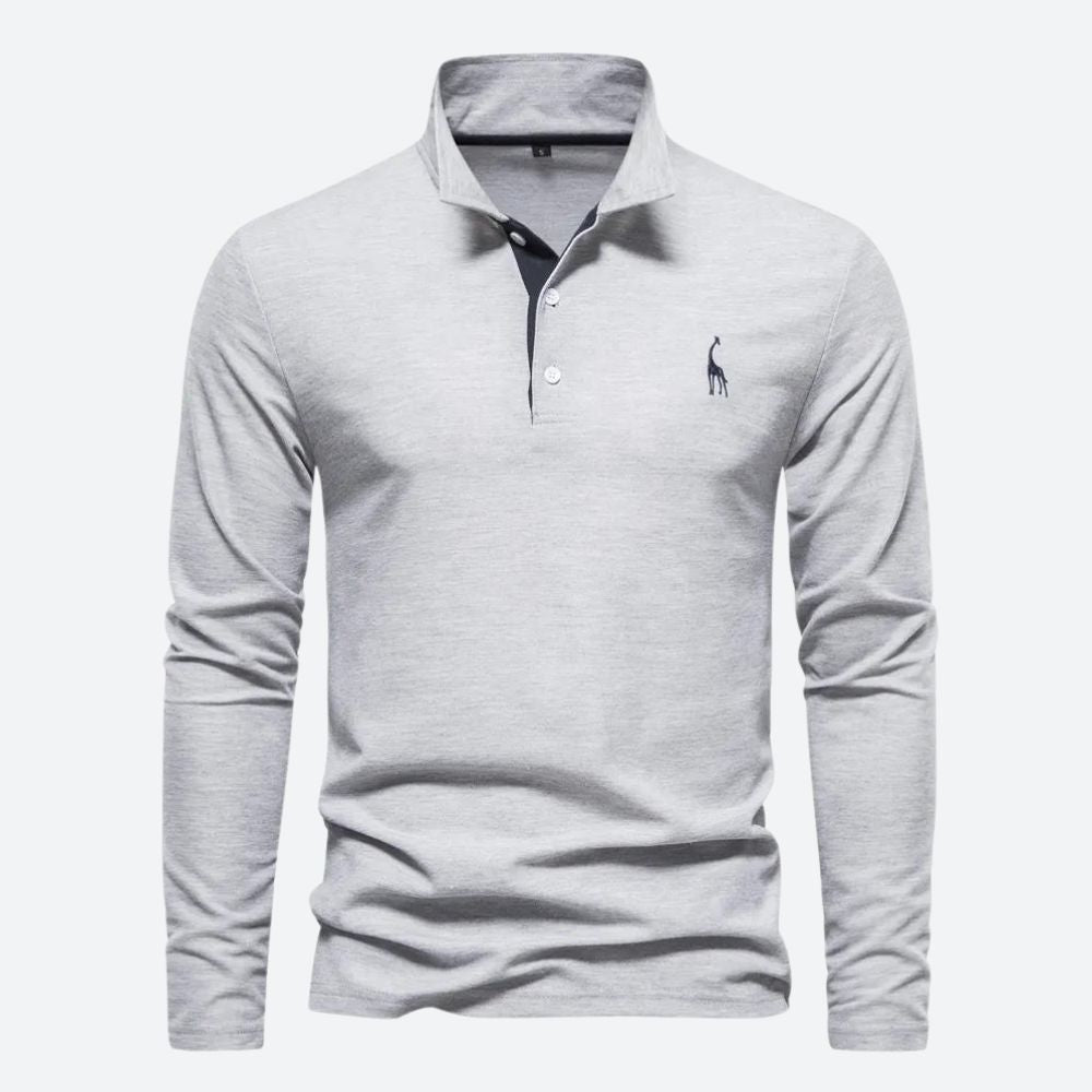 Long sleeve polo shirt - timeless men’s everyday top