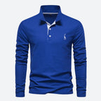 Long sleeve polo shirt - timeless men’s everyday top
