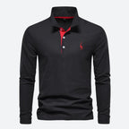 Long sleeve polo shirt - timeless men’s everyday top