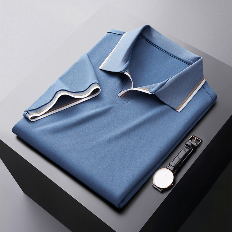 Silk polo shirt - sophisticated men’s casual attire