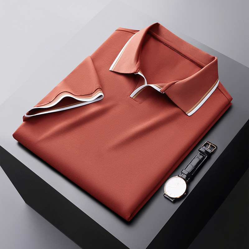 Silk polo shirt - sophisticated men’s casual attire