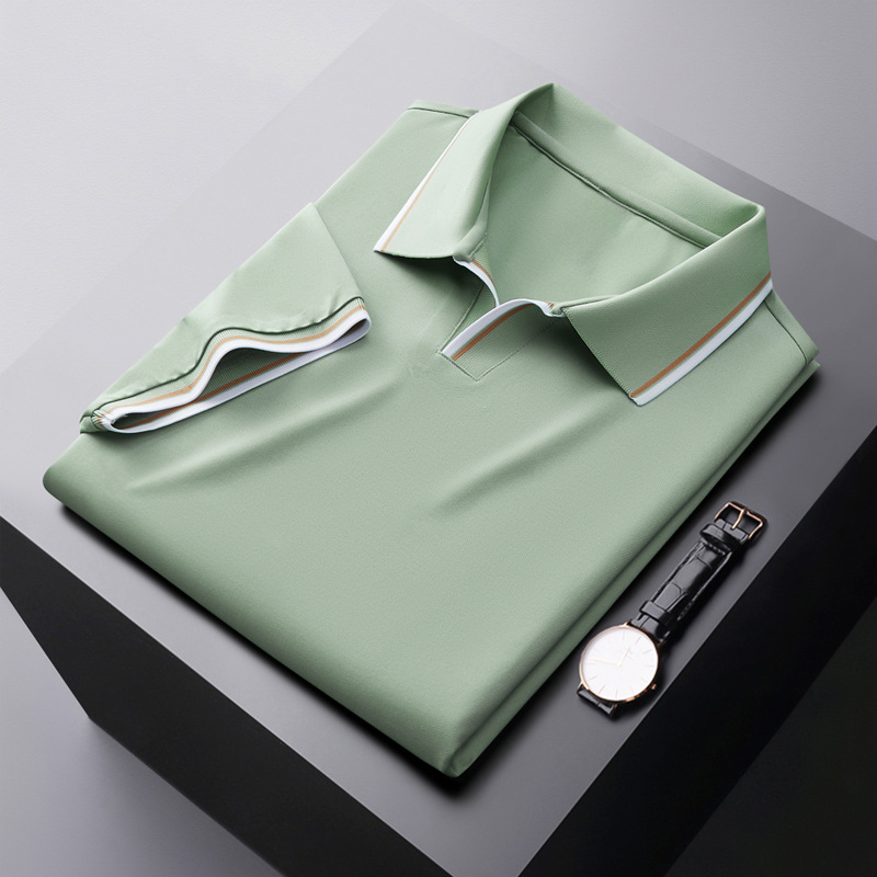 Silk polo shirt - sophisticated men’s casual attire
