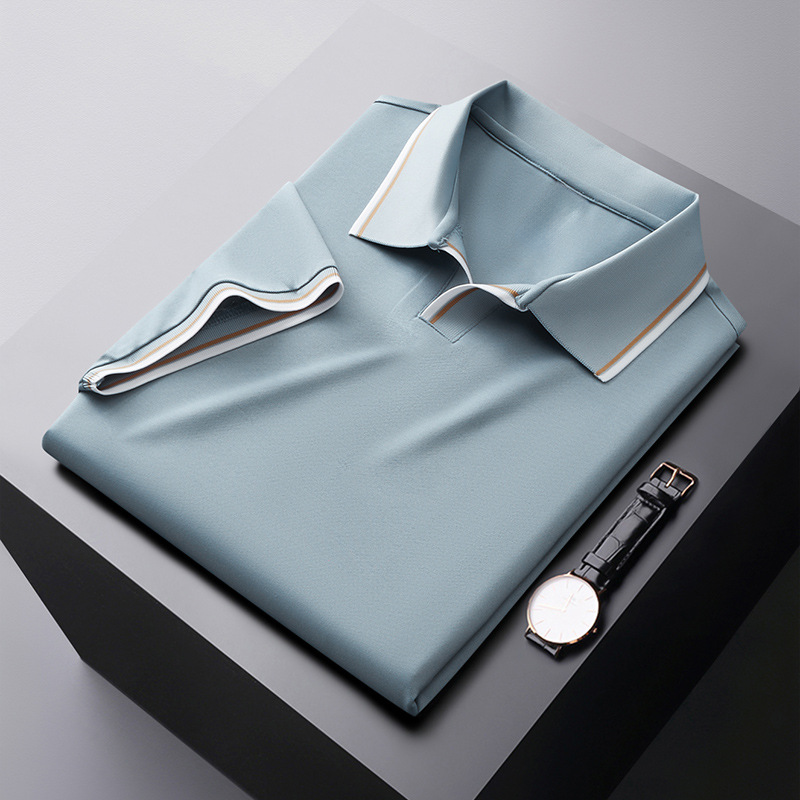 Silk polo shirt - sophisticated men’s casual attire