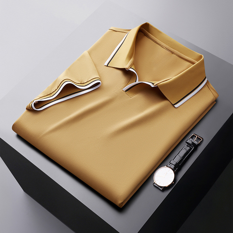Silk polo shirt - sophisticated men’s casual attire