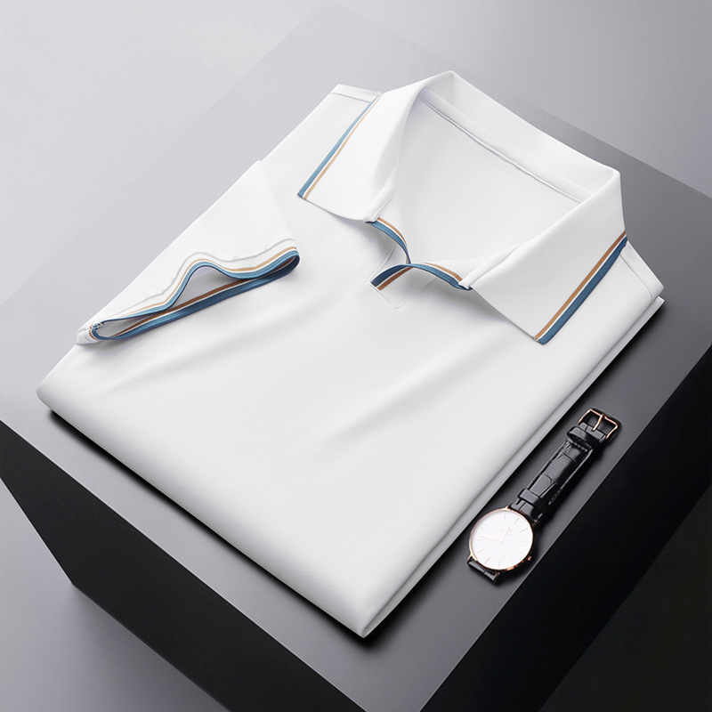 Silk polo shirt - sophisticated men’s casual attire
