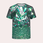 Geometric pattern t-shirt - trendy men’s graphic tee