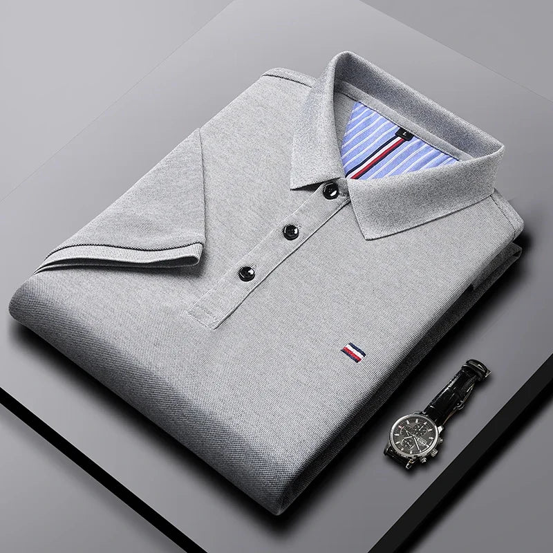 Timeless polo shirt - men’s versatile polo with button detail
