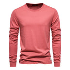 Men’s long-sleeve classic t-shirt - versatile and timeless casual top