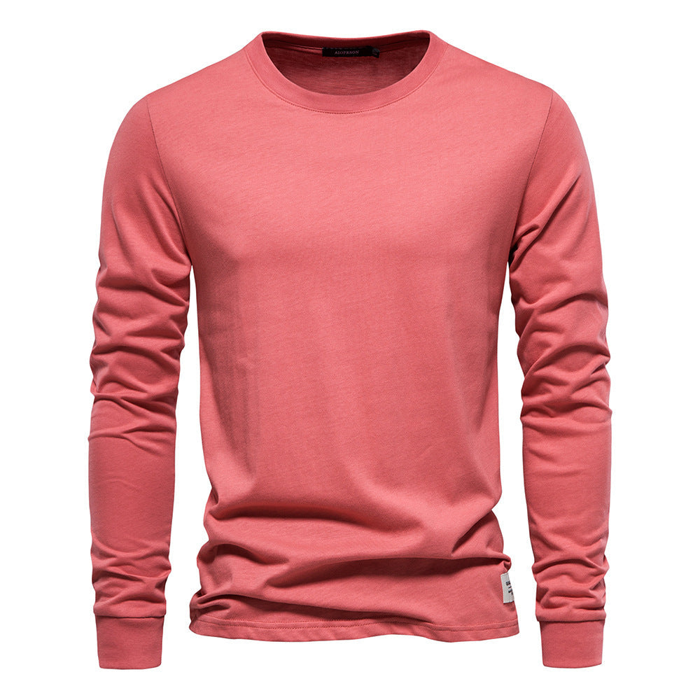 Men’s long-sleeve classic t-shirt - versatile and timeless casual top