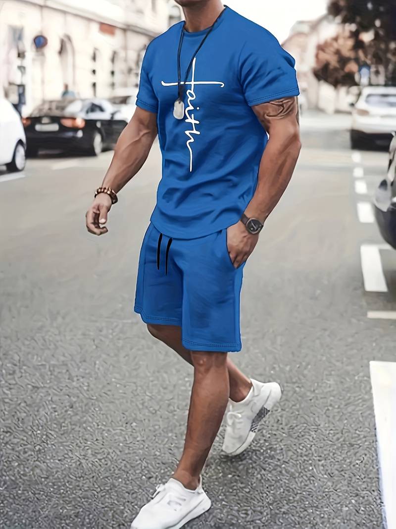 Men's casual sports set - cozy activewear ensemble for everyday style