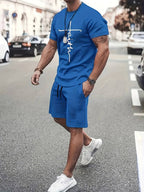 Men's casual sports set - cozy activewear ensemble for everyday style
