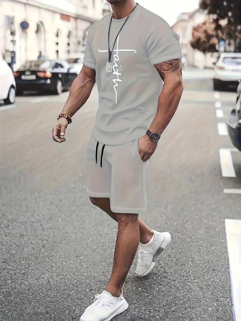 Men's casual sports set - cozy activewear ensemble for everyday style