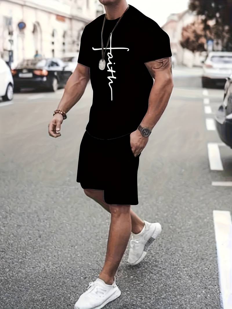 Men's casual sports set - cozy activewear ensemble for everyday style