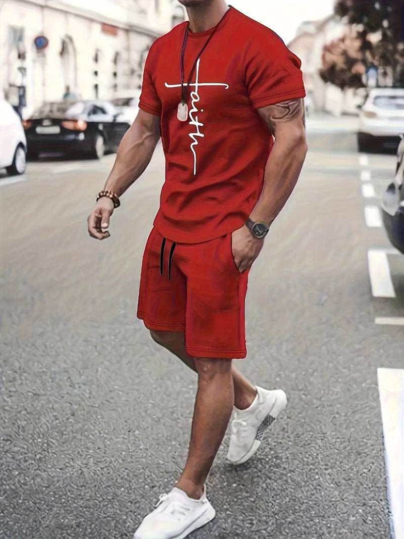 Men's casual sports set - cozy activewear ensemble for everyday style