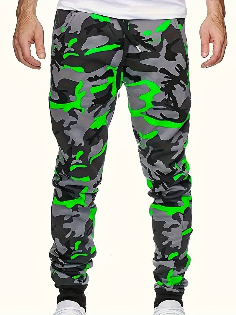 Men’s Camo Trousers – Casual Jogging Style with Comfort