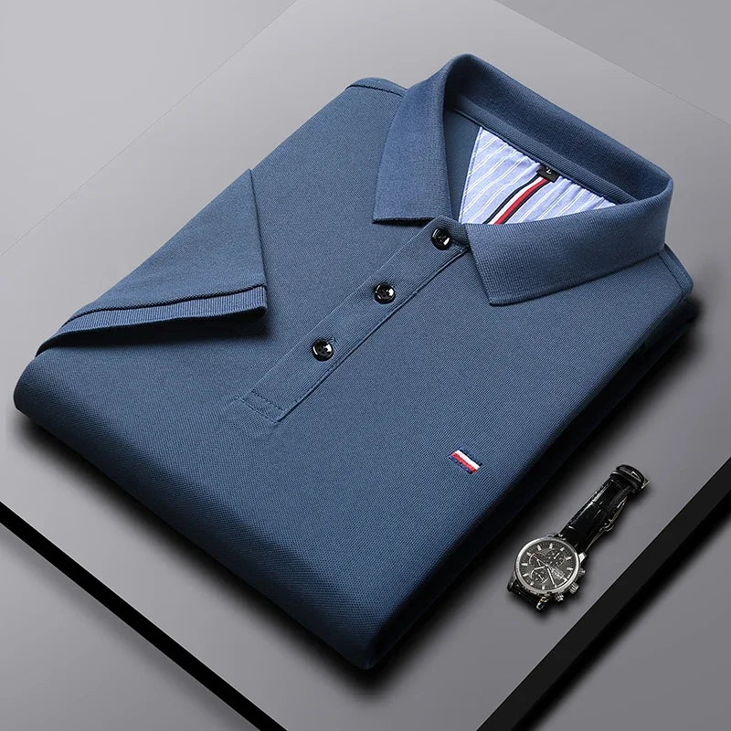 Timeless polo shirt - men’s versatile polo with button detail