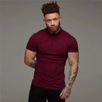 Tailored men’s muscle fit polo shirt - versatile casual wear