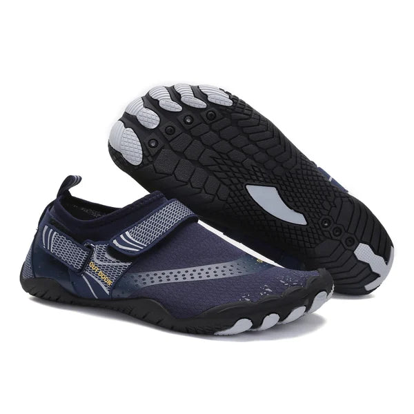 Men's aqua shoes for water sports - lightweight quick-dry footwear with slip-on design