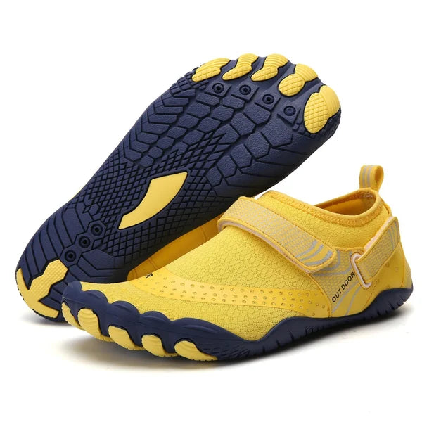 Men's aqua shoes for water sports - lightweight quick-dry footwear with slip-on design