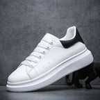 Men's low top sneakers versatile lace-up trainers - stylish casual footwear for everyday use