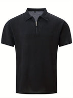 Polo shirt with zip detail - versatile men’s casual polo for various occasions