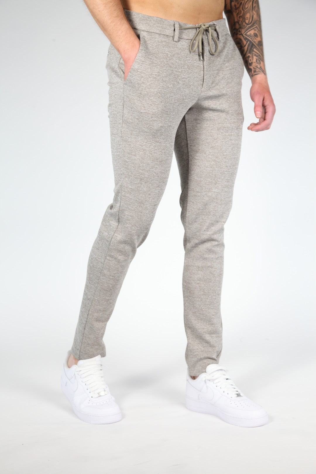 Men's sweatpants slim fit grey jogging trousers - leisurewear for everyday casual wear