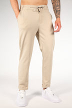 Men's chino trousers premium beige casual attire - versatile everyday wear for comfort
