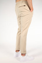 Men's chino trousers premium beige casual attire - versatile everyday wear for comfort