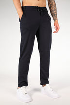 Men's chino trousers lightweight casual wear -blue smart-casual attire for everyday style