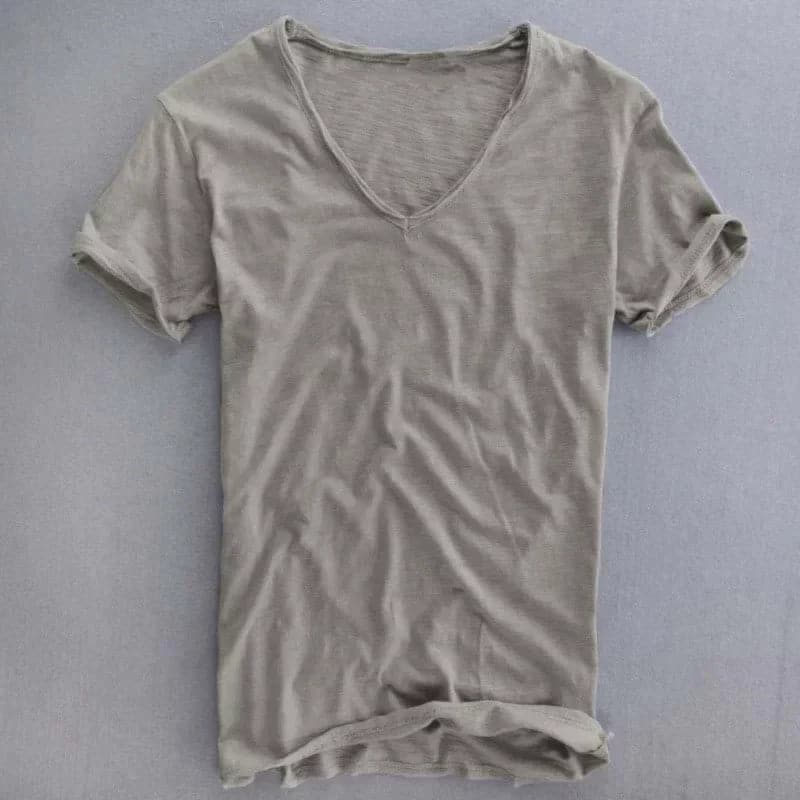 V-neck t-shirt - versatile men's everyday attire