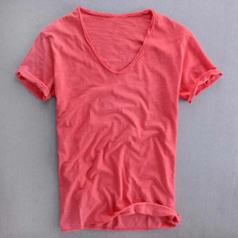 V-neck t-shirt - versatile men's everyday attire