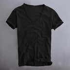 V-neck t-shirt - versatile men's everyday attire