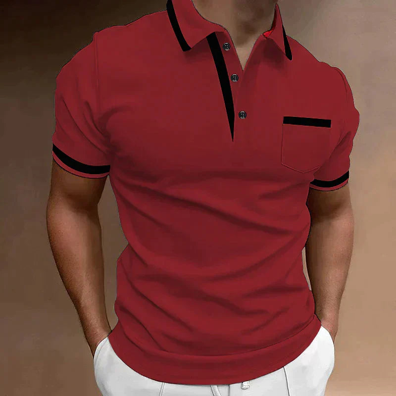Men's polo shirt classic casual attire - timeless short sleeve style for everyday wear