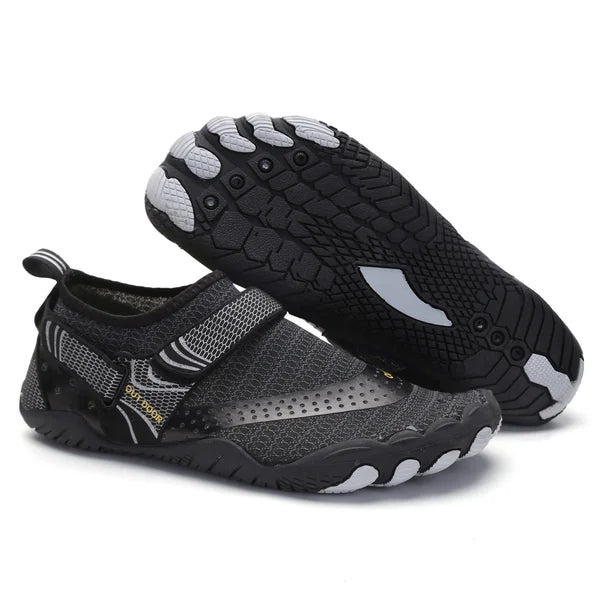 Men's aqua shoes for water sports - lightweight quick-dry footwear with slip-on design