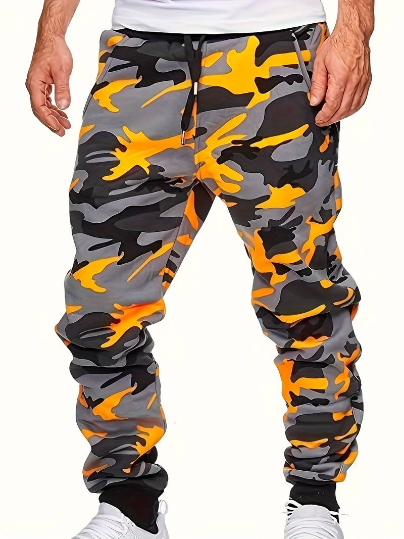 Men’s Camo Trousers – Casual Jogging Style with Comfort