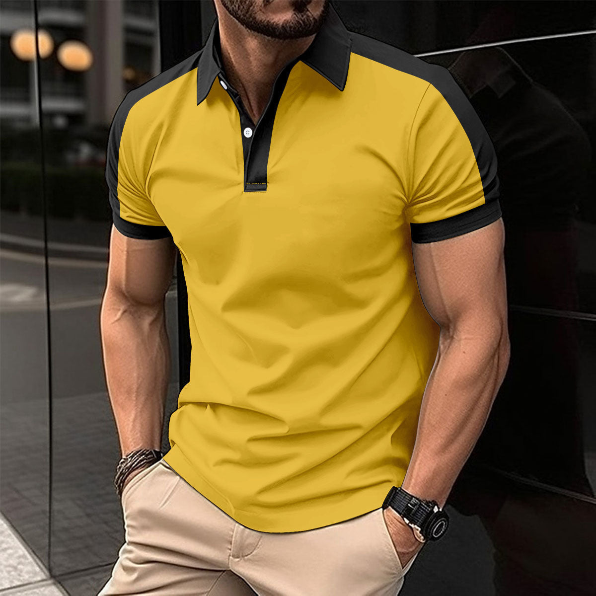 Men's polo shirt - sophisticated casual attire for modern style